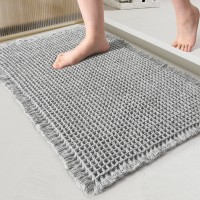 laccivo Luxury Microfiber Bath Mat – Super Soft, Non-Slip, Highly Absorbent Bathroom Rug