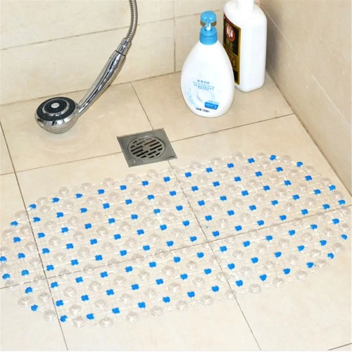 laccivo Non-Slip Shower Mat – Anti-Mildew, Soft PVC, Suction Cup Bath Mat for Safety